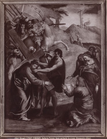 Brogi — Firenze. Galleria Feroni. Gesù portante la croce; Alessandro Allori. — insieme